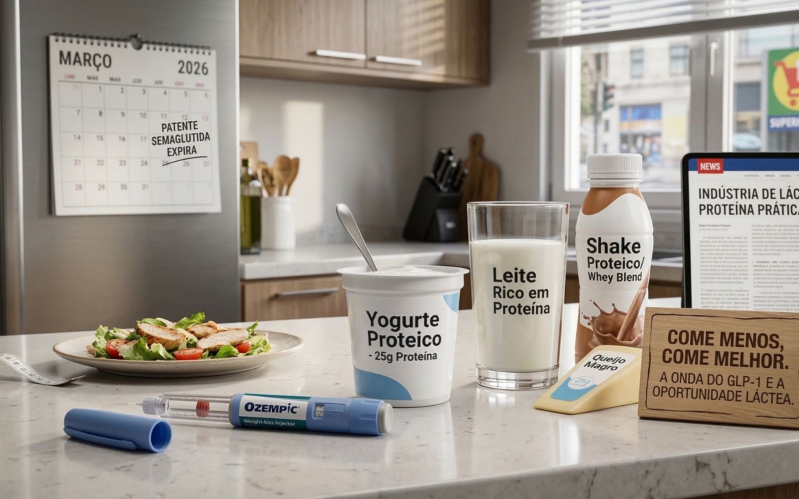 Canetas emagrecedoras e mercado de lácteos: como faturar com a demanda por proteína em 2026 - Cia do Leite - Transformamos qualidade do leite e produtividade das fazendas