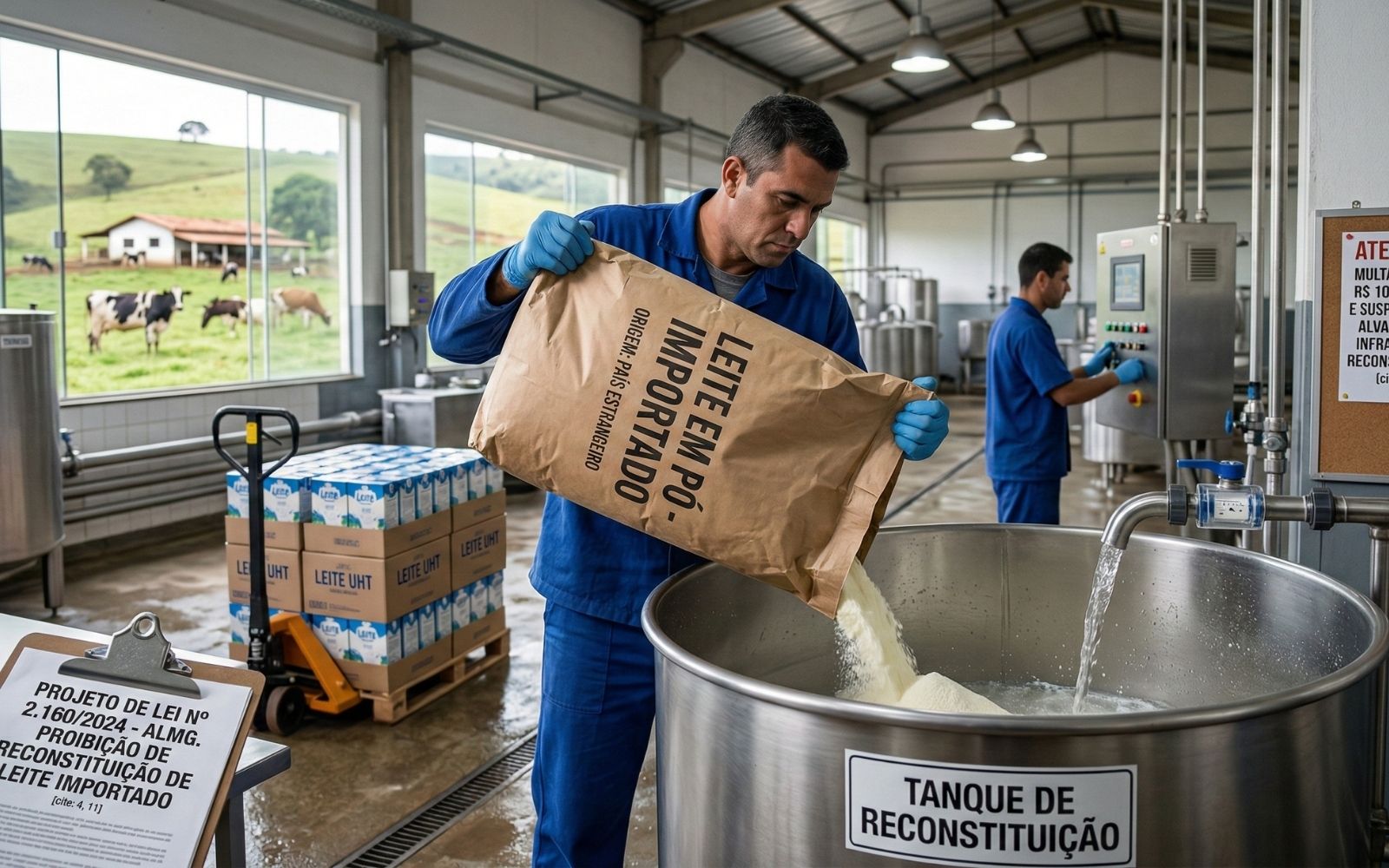 Minas Gerais pode proibir a reconstituição de leite em pó importado - Cia do Leite - Transformamos qualidade do leite e produtividade das fazendas