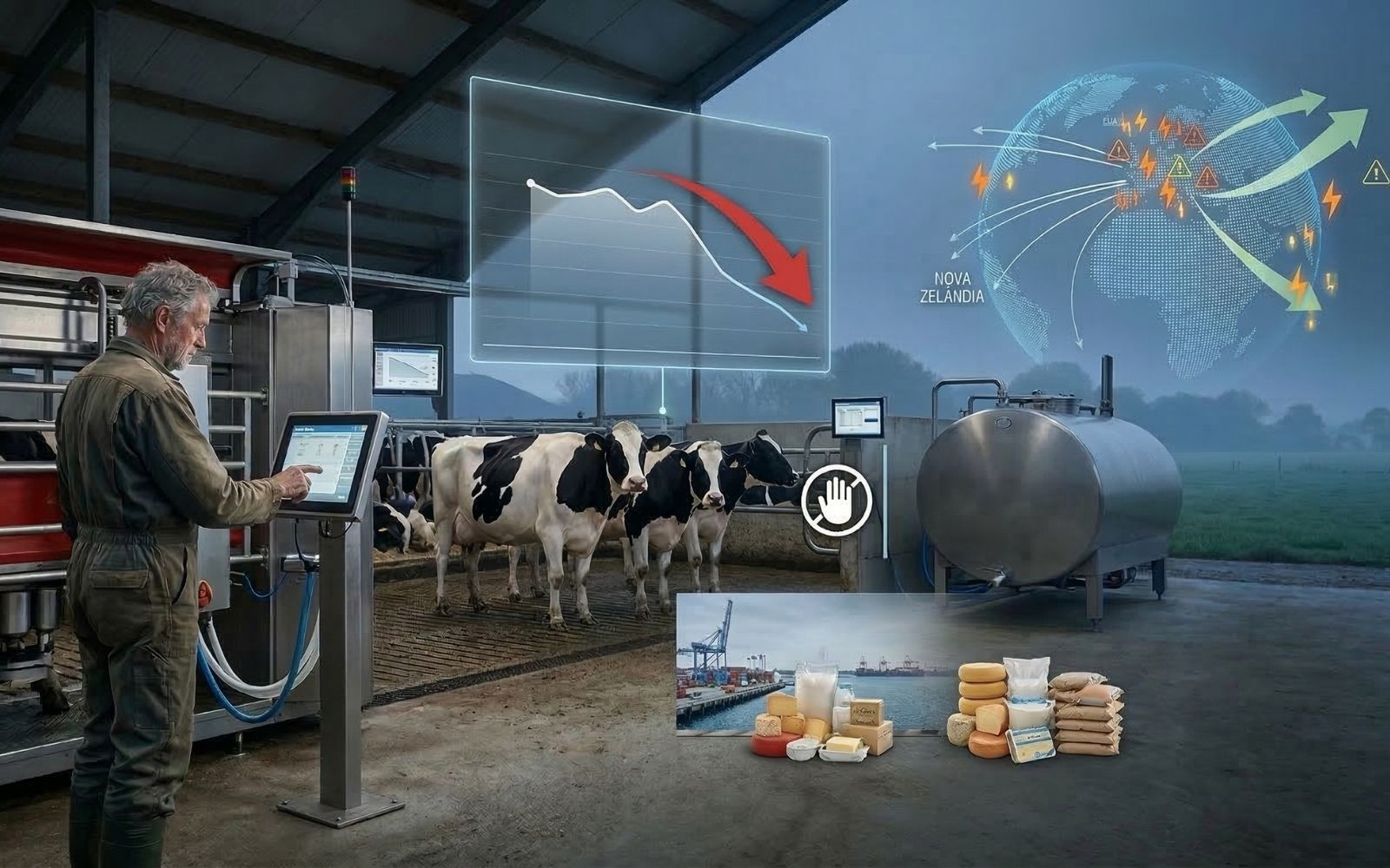 Como a redução do excedente exportável de lácteos pela Europa afeta o mundo? - Cia do Leite - Transformamos qualidade do leite e produtividade das fazendas